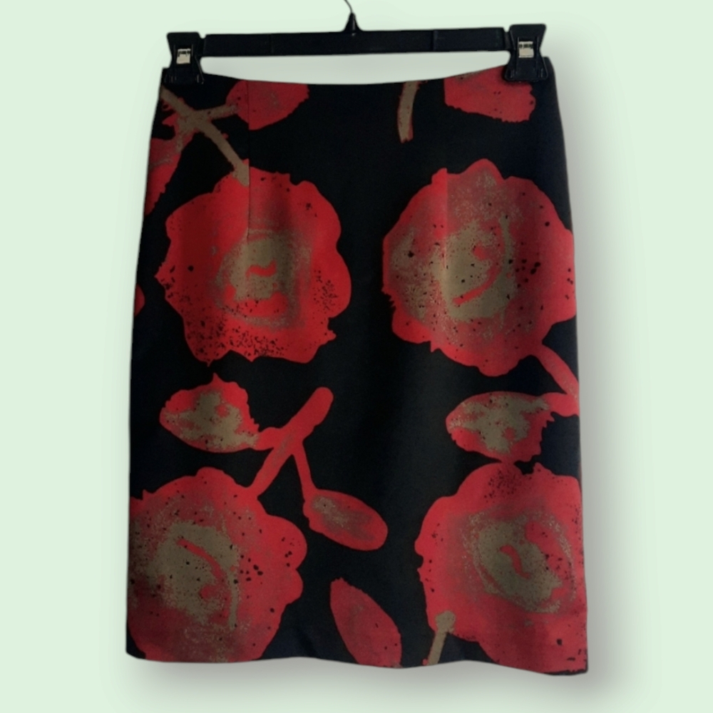 Mac & Jac flower print skirt size 6 - Picture 3 of 8